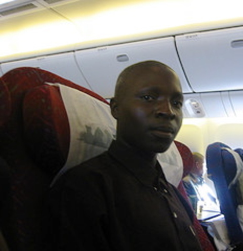 William_on_the_airplane